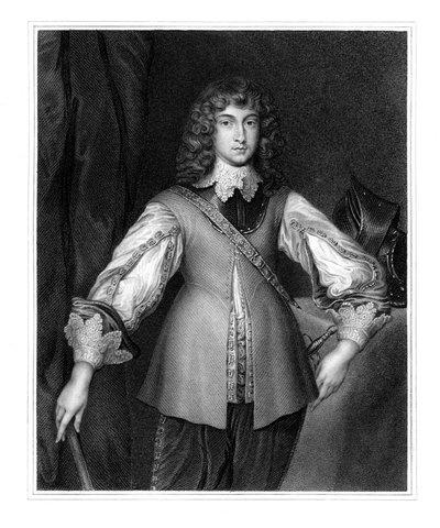 Prince Rupert, Royalist cavalry commander of the English Civil War, 19th century by J. Cochran