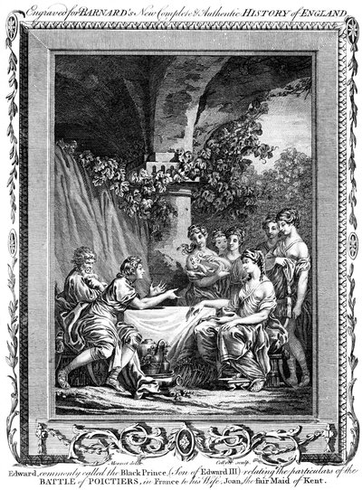 Edward, the Black Prince, relating the particulars of the Battle of Poitiers by J. Collyer