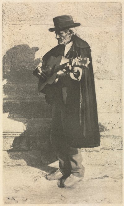 A Blind Musician - Granada by J. Craig Annan