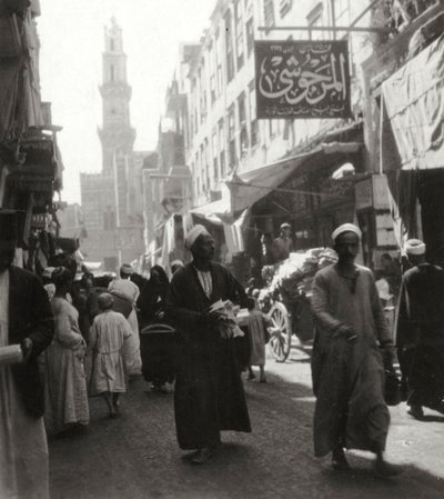 Bazaar of El Ghoria, Cairo, Egypt by J. Dearden Holmes