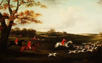 Hunting Scene by J. Francis Sartorius