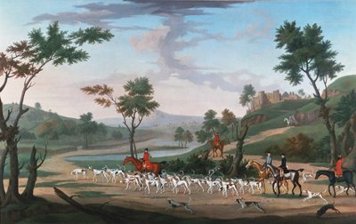 Hunting Scene on the Gallop by J. Francis Sartorius