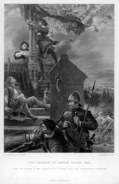 The Defence of Lathom House by J. Godfrey