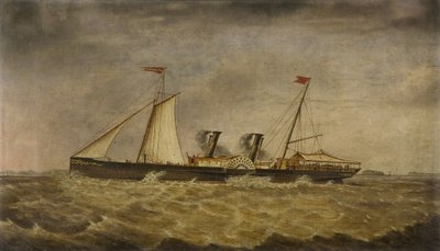 Old Bristol Paddle Pleasure Steamer 