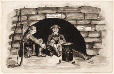 Express Villa (Runners Only): A Warm Corner in France, 1917 by J. Griffiths