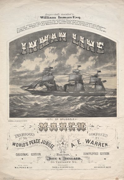 Inman Line March by J. H. Bufford
