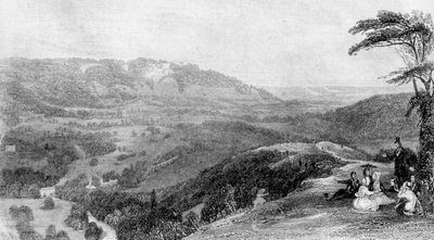 View from Box Hill, looking towards Norbury, Surrey by J. H. Kernot