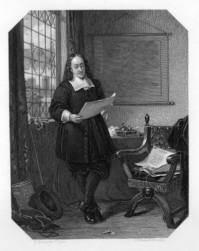 Johan de Witt, Dutch statesman, 1654 by J. H. Rennefeld