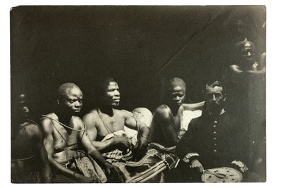 Captain Gallwey and Edo chiefs, Benin, Nigeria, 1892 by J. H. Swainson