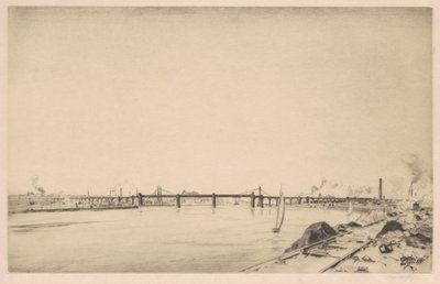 Runcorn Bridge by J. Hamilton Hay