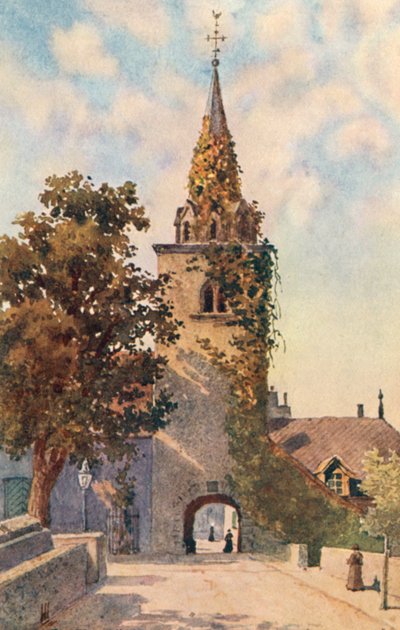The Old Church at La Tour de Peilz by J. Hardwicke Lewis