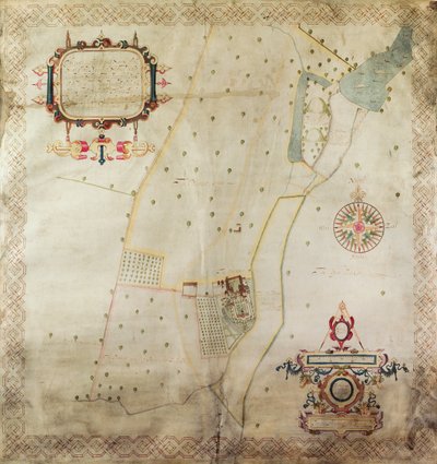 Map of the Manor of Shifnal, Shropshire by J. Harrison