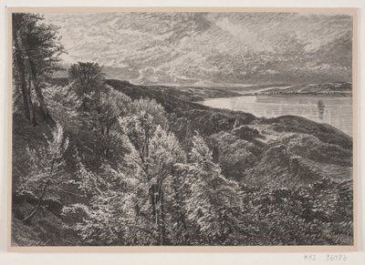 View from Munkebjerg over Vejle Fjord by J. Hildebrand