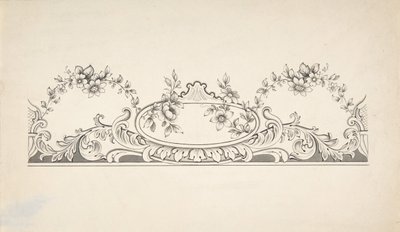 Design for Panel Decoration, 1828-40 by J Hulme