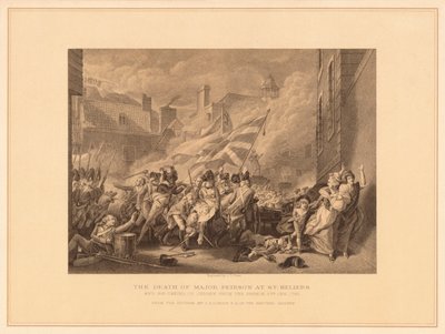 The Death of Major Peirson at St. Heliers, 1781 by J. J. Crew