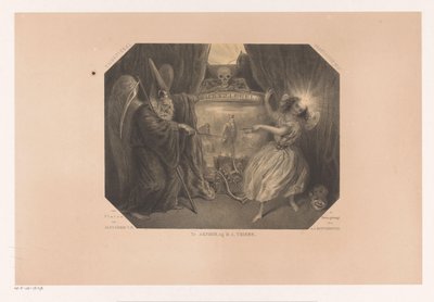 Allegorical Representation of Time (Time Mirror Fantasies No. 2) by J. J. Hoffmeister