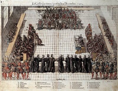 Colloquium of Poissy (February 9) by J. J. and Tortorel J. (fl.1568 92) Perrissin