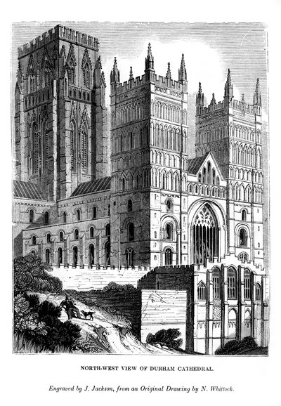 North West View of Durham Cathedral by J. Jackson