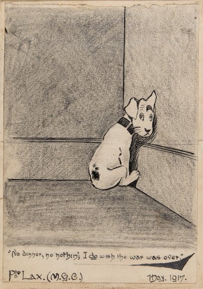 No dinner, no nothing, I do wish the war was over by J. Lax