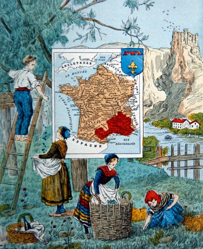 Provence, illustration for 