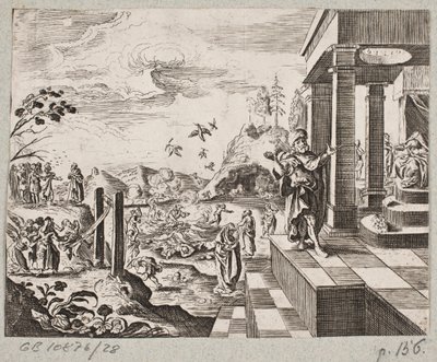 Illustration to Adam Olearius, “Persianischer Rosenthal von einem Sinnreichen Poeten Schich Saadi [...]”, Schleswig 1660 by J. Muller