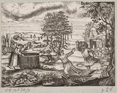 Illustration for Adam Olearius, "Persian Rose Garden by a Wise Poet Sheikh Saadi", Schleswig 1660 by J. Muller