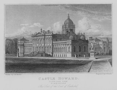 Castle Howard, South East View, Yorkshire, The Seat of the Earl of Carlisle (engraving) by John Preston Neale