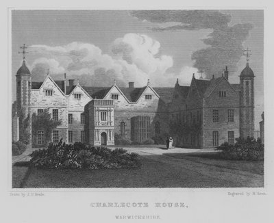 Charlecote House, Warwickshire by John Preston Neale