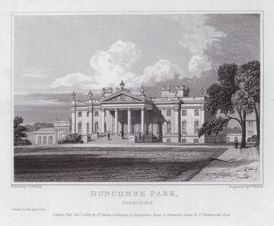 Duncombe Park, Yorkshire by John Preston Neale