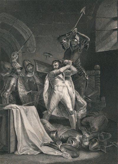 Death of Richard II., 1400 by J. Rogers