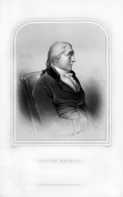 Hector MacNeil, Scottish Poet and Writer, 1870 by J. Rogers