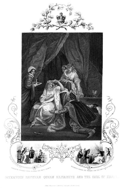 Interview Between Queen Elizabeth and the Earl of Essex by J. Rogers