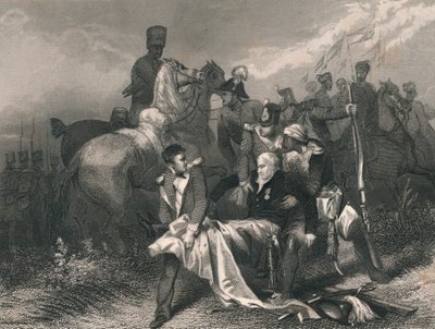 Major General Sir. R. H. Sale...Mortally Wounded at the Battle of Moodkee..., mid 19th century by J. Rogers