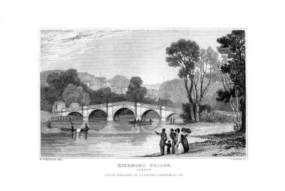 Richmond Bridge, London by J. Rogers