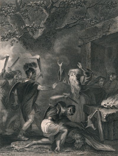 The Massacre of the Druids by J. Rogers