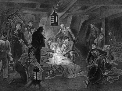 The death of Admiral Lord Nelson by J. Rogers