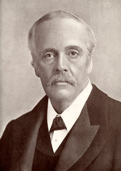 Arthur James Balfour, 1st Earl of Balfour, British Statesman and Prime Minister by J Russell and Sons