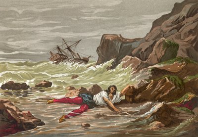 Death of Vesalius in a Shipwreck on His Return from the Holy Land by J. Serra