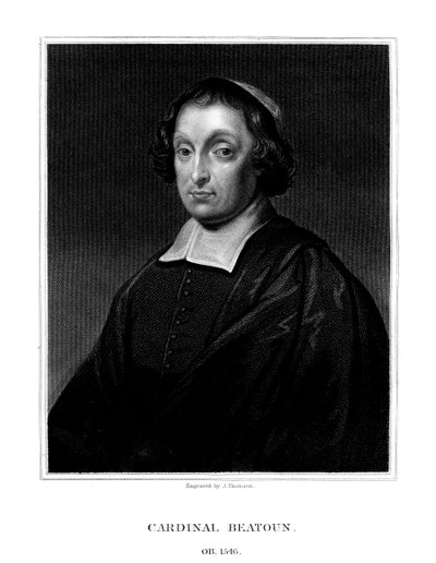 Cardinal David Beaton, Archbishop of St Andrews, 1825 by J. Thomson