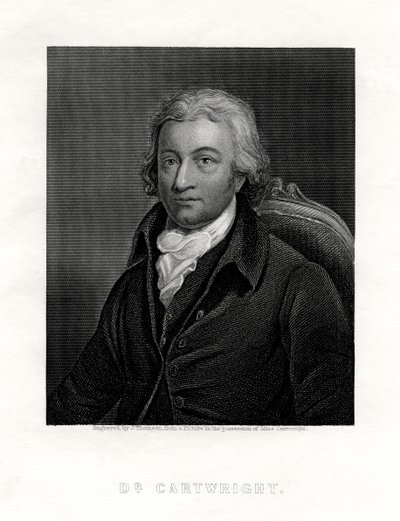 Edmund Cartwright, 1743-1823, British Clergyman and Inventor of the Power Loom by J. Thomson
