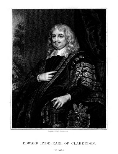 Edward Hyde, 1st Earl of Clarendon, English Historian and Statesman by J. Thomson
