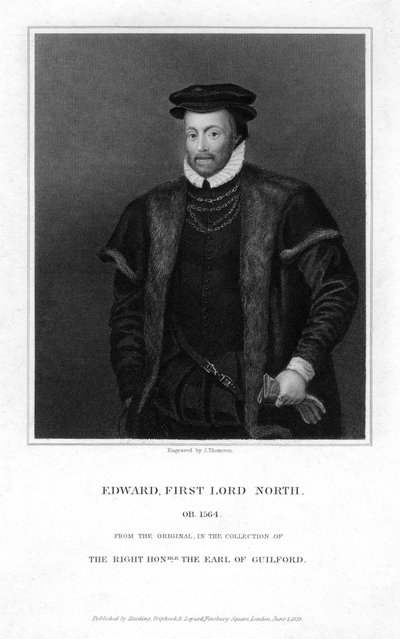 Edward North, 1st Lord North by J. Thomson