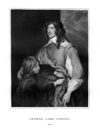 George Goring, Lord Goring, English Royalist Soldier by J. Thomson