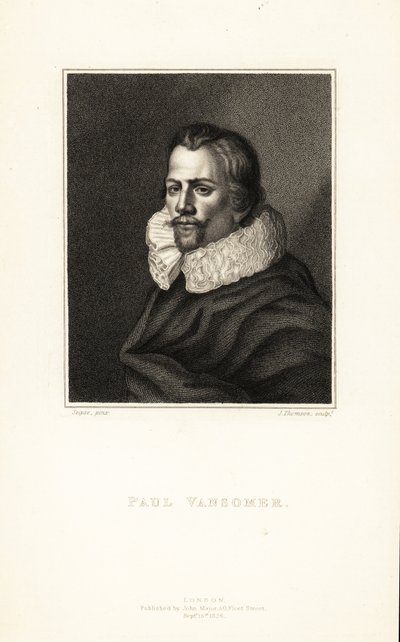 Portrait of Paul van Somer by J. Thomson