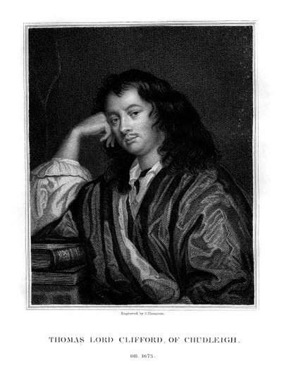 Thomas Clifford, 1st Baron Clifford of Chudleigh, English statesman and politician by J. Thomson