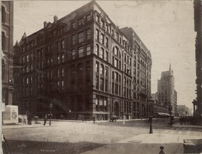 The southeast corner of Dearborn and Monroe Streets, Chicago, 1890 by J. W. Taylor