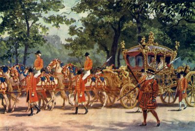 The Coronation Coach, Coronation procession of King Edward VII by J. Williamson