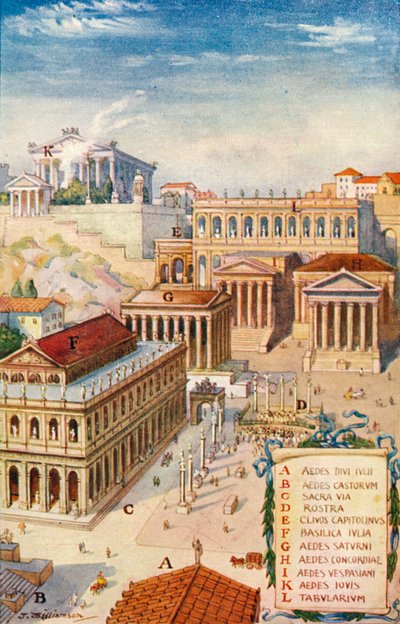 The Roman Empire - Roman Forum by J. Williamson