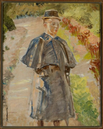 Boy in the Garden, Sketch (Rafał, Son of the Artist) by Jacek Malczewski
