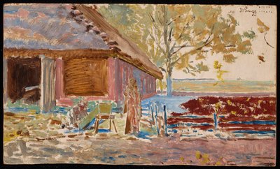 End of the Century - December 31, 1899, Landscape with Coffin by Jacek Malczewski